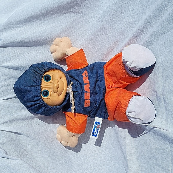 Vintage Chicago Bears Troll Kidz Doll, 11" tall, Da Bears - Picture 10 of 10